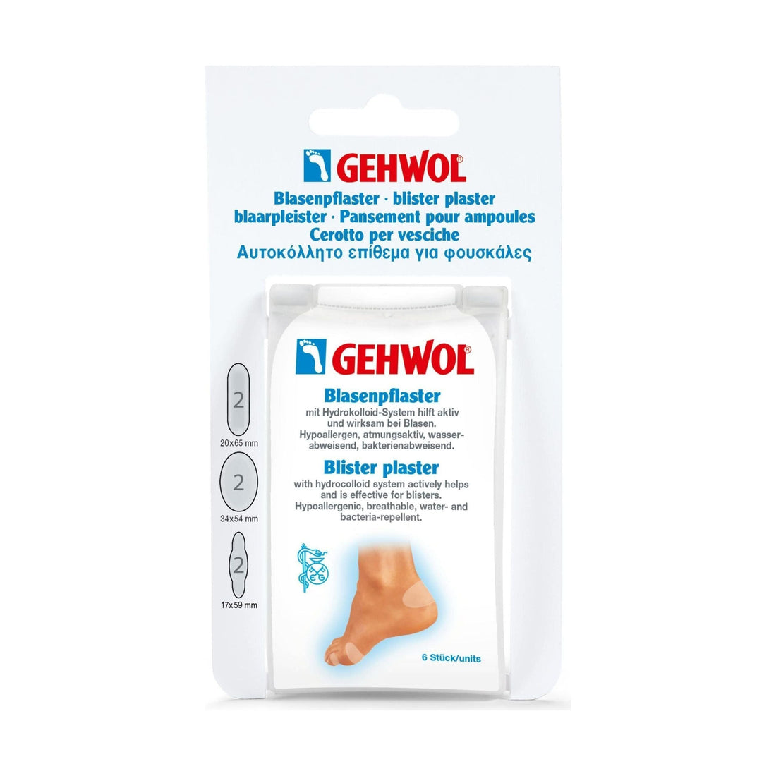 Gehwol Blister Plaster Assorted 6ct by Pasteur Pharmacy