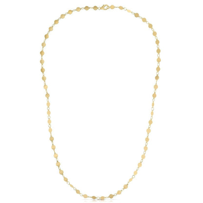14k Yellow Gold Necklace with Polished Circles by Bids.com