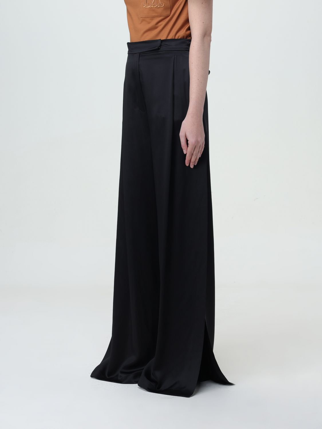 Max Mara Pants Woman Black by Luosophy