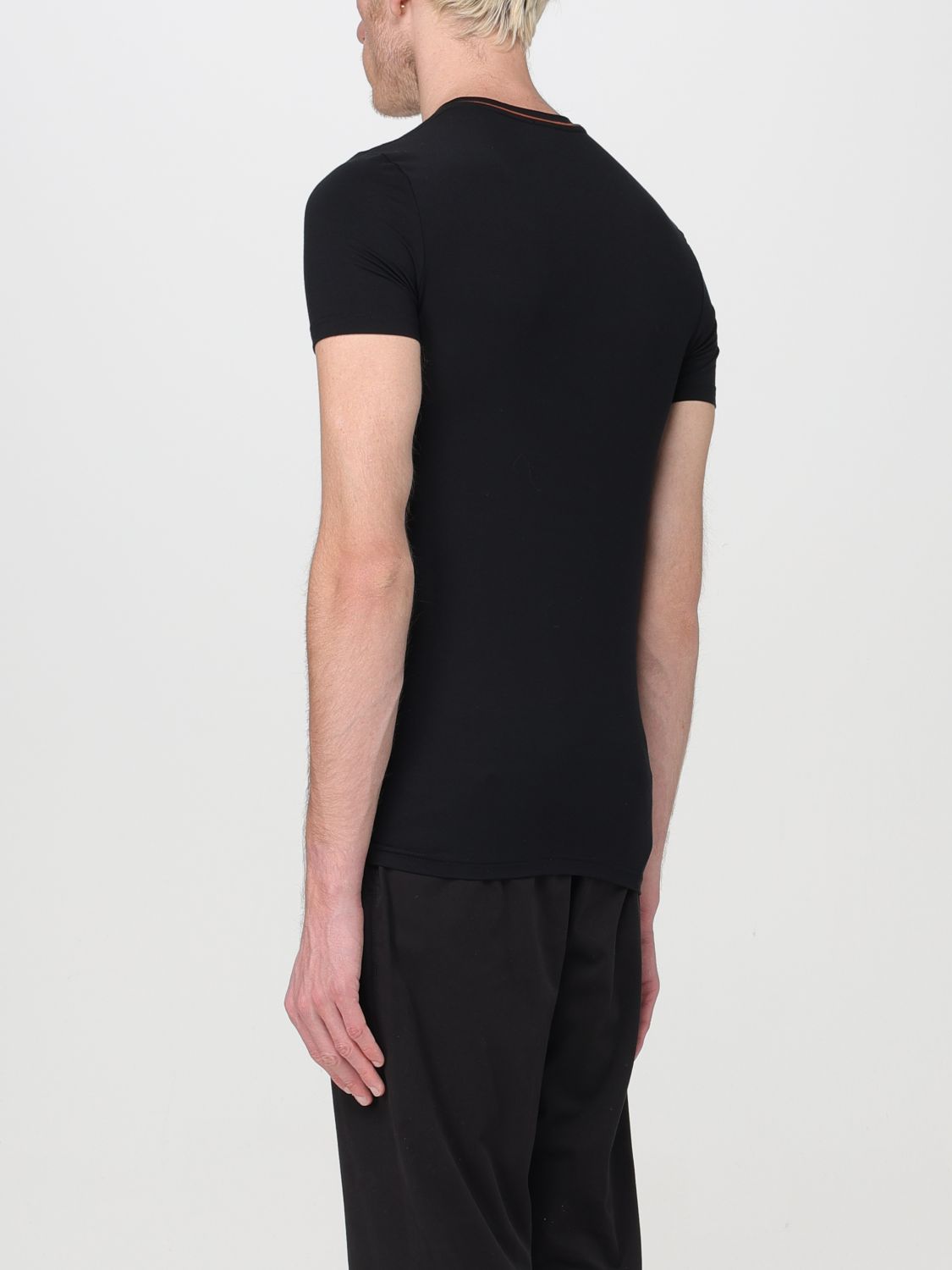 Zegna T-Shirt Men Black by Luosophy