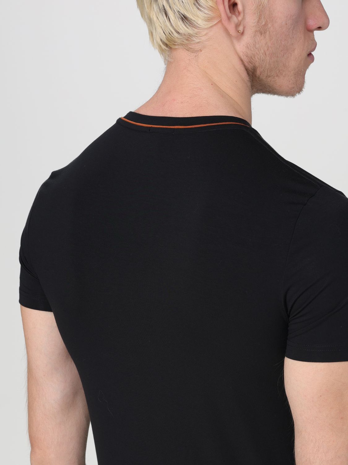 Zegna T-Shirt Men Black by Luosophy