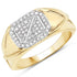 0.24 Carat Genuine White Diamond .925 Sterling Silver Ring by Bids.com