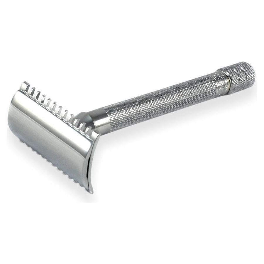 Merkur 25C Long Handle Open Comb Double Edge Safety Razor [25 001] by Pasteur Pharmacy