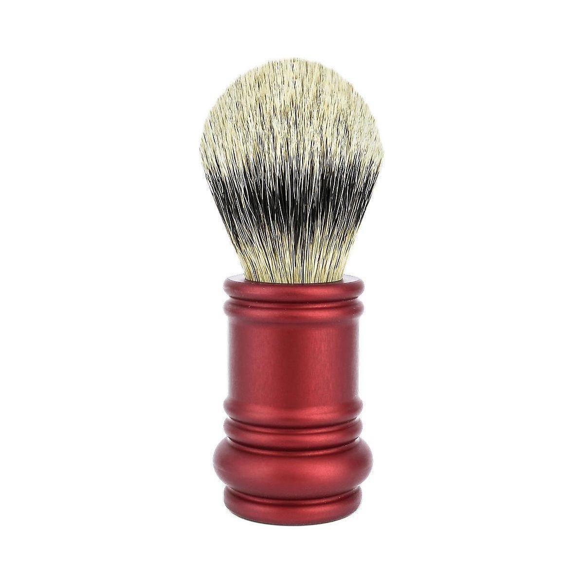 Merkur Matt Red Silver Tip Badger Brush (90 138 031) by Pasteur Pharmacy