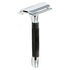 Merkur 30C Chrome with Black Rubber Handle Safety Razor [30 011] by Pasteur Pharmacy