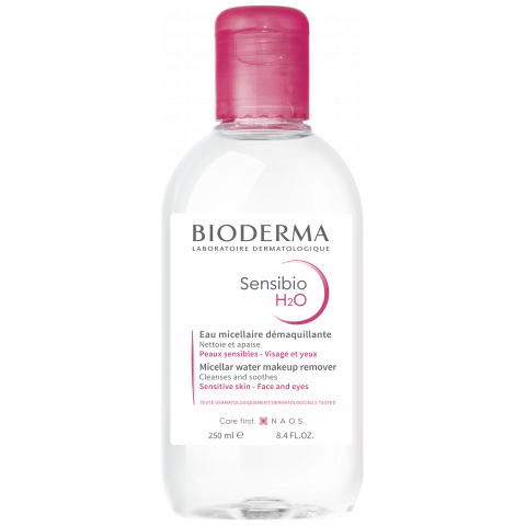 Bioderma Sensibio H2O Micelle Solution (For Sensitive Skin) 250ml/8.3oz by Pasteur Pharmacy