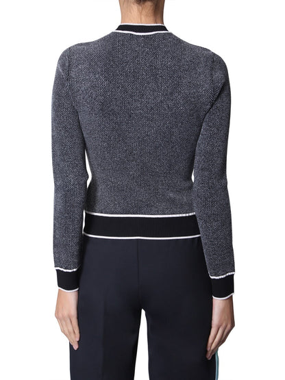 Off-White Women Cropped Sweater by Luosophy