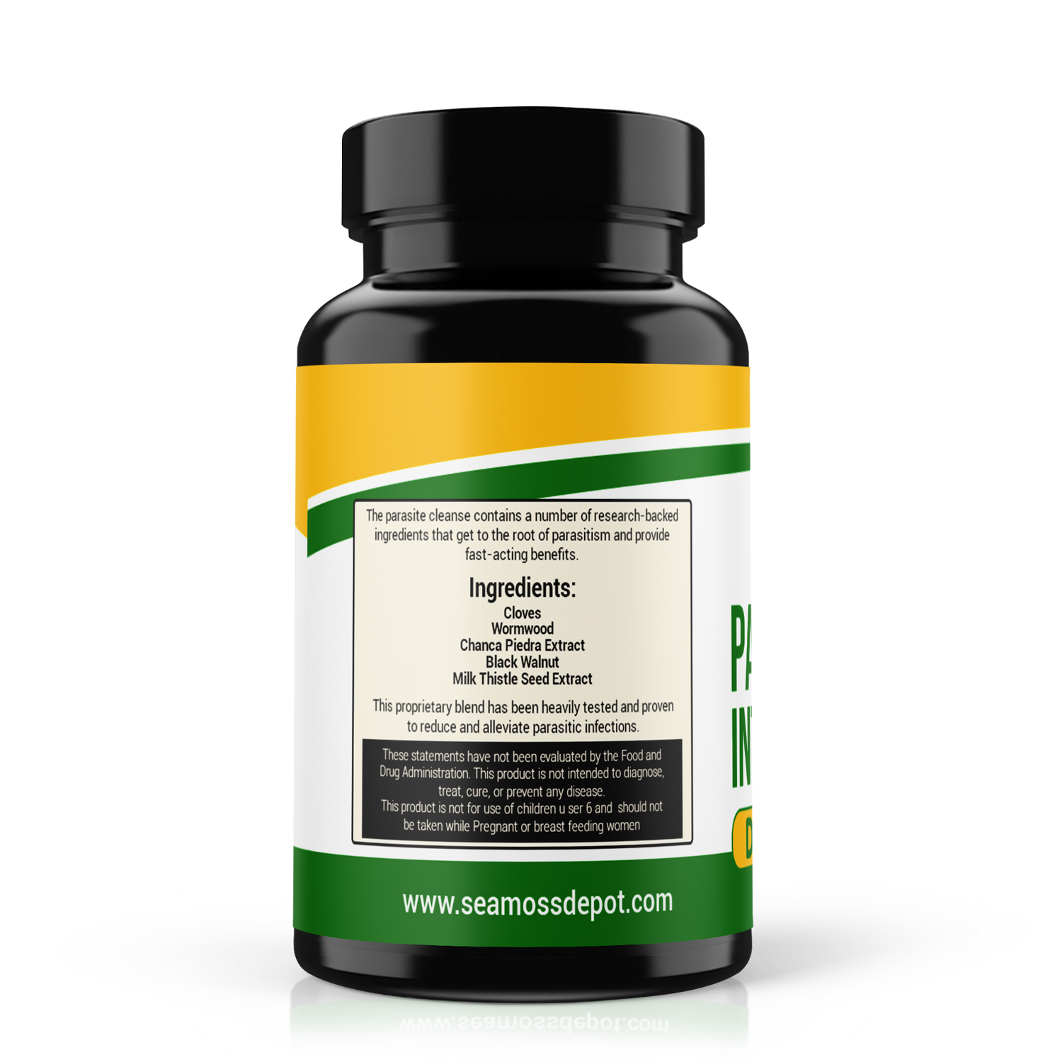 Parasite Cleanse Detox | Natural Gut &amp; Immune Support | Eliminate Worms, Bloating &amp; Fatigue Naturally! by Seamoss depot