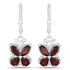 2.60 Carat Genuine Garnet .925 Sterling Silver Earrings by Bids.com