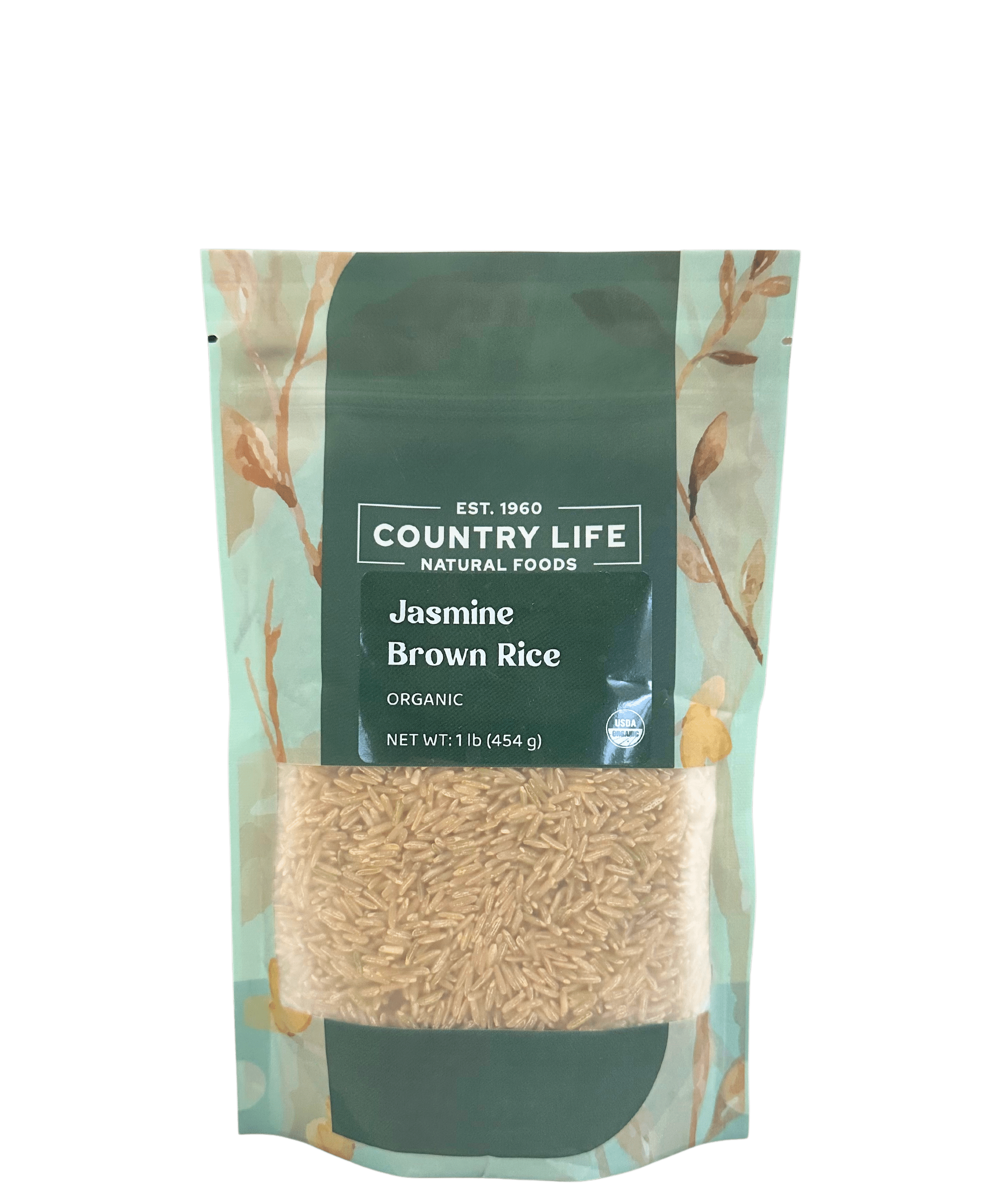 Jasmine Rice, Brown, Organic by Country Life Natural Foods