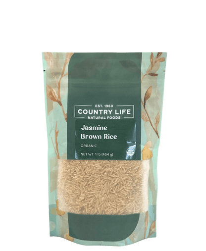 Jasmine Rice, Brown, Organic by Country Life Natural Foods
