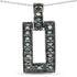 0.36 Carat Genuine Green Diamond .925 Sterling Silver Pendant by Bids.com