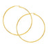 14k Yellow Gold Large Polished Hoop Earrings by Bids.com