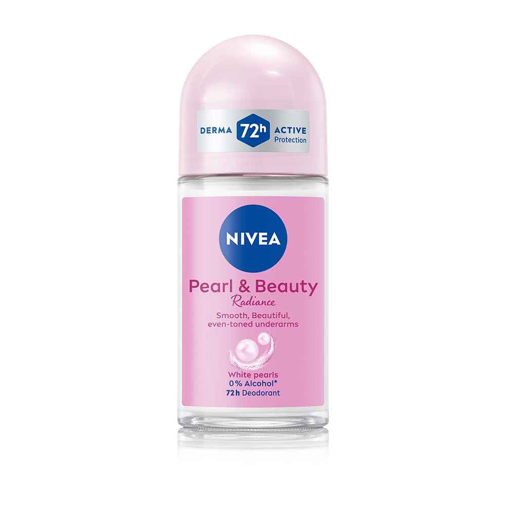 Nivea Deodorant Roll On Pearl &amp; Beauty Radiance For Eventoned Smooth &amp; Beautiful Underarms