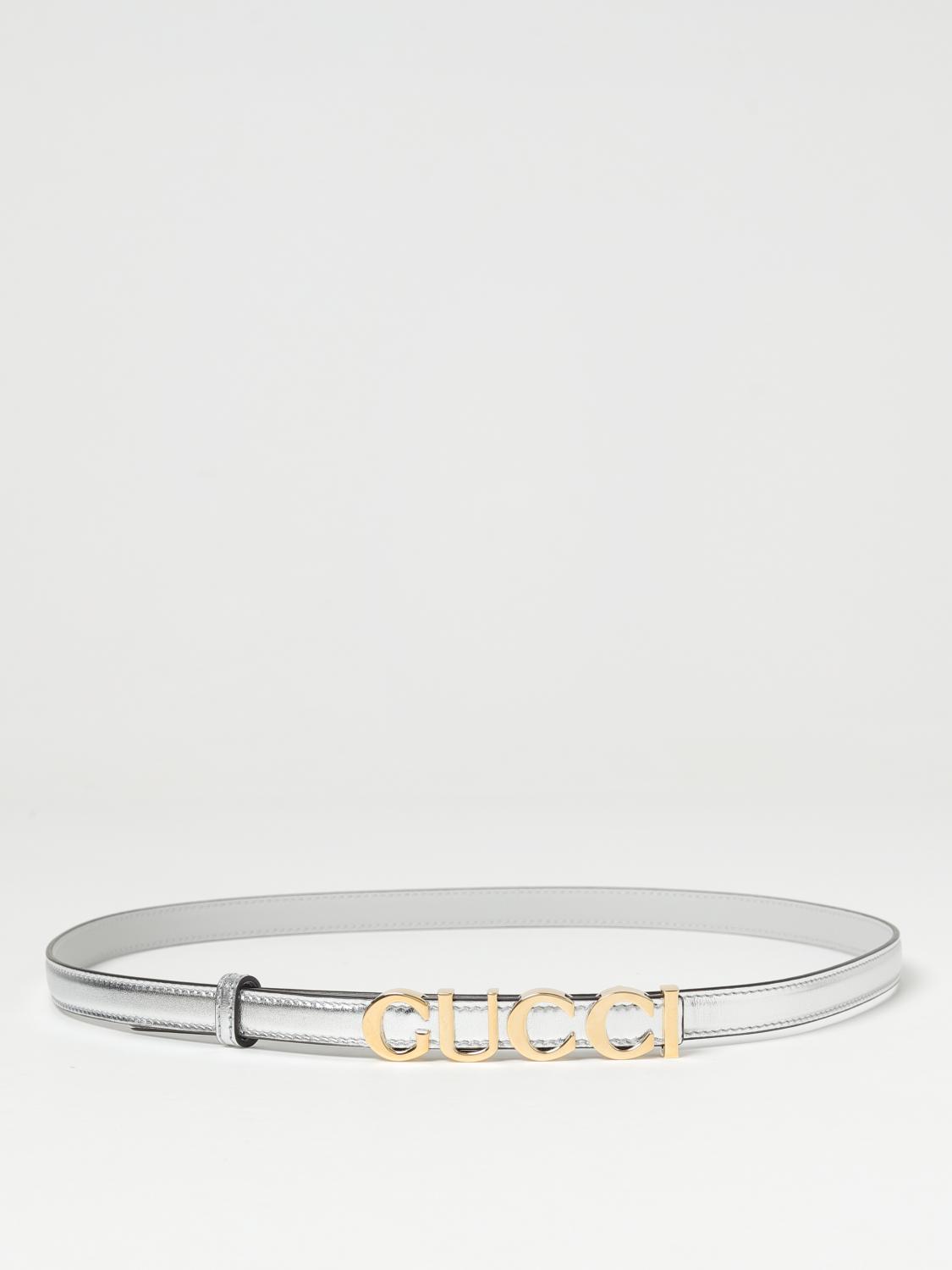 Gucci Belt Woman Silver by Luosophy