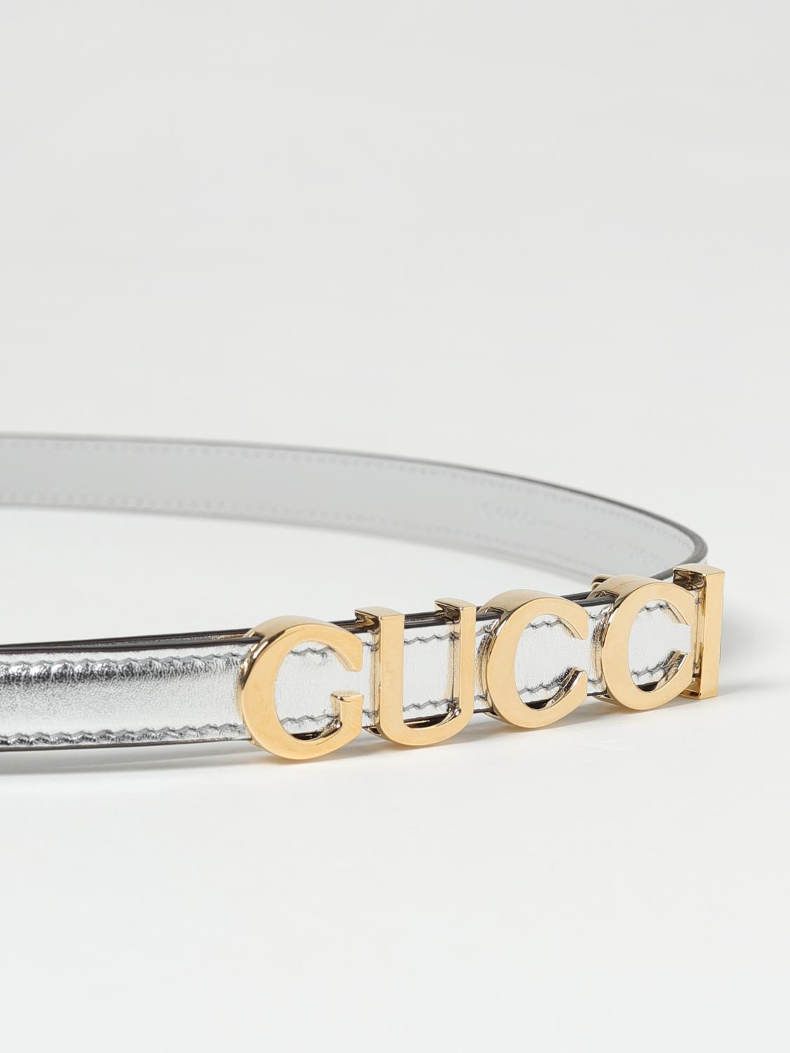 Gucci Belt Woman Silver by Luosophy