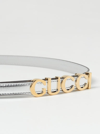 Gucci Belt Woman Silver by Luosophy