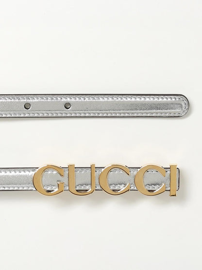 Gucci Belt Woman Silver by Luosophy