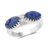 2.28 Carat Genuine Lapis Lazuli .925 Sterling Silver Ring by Bids.com
