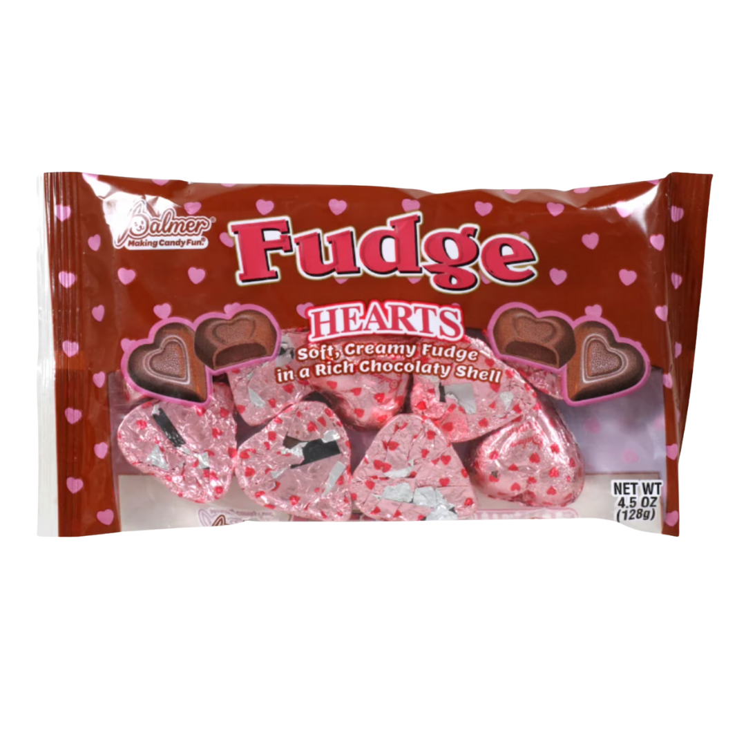 R.M. Palmer Fudge Valentine Hearts in Chocolate Shell (4.5oz) by Farmacias Savia