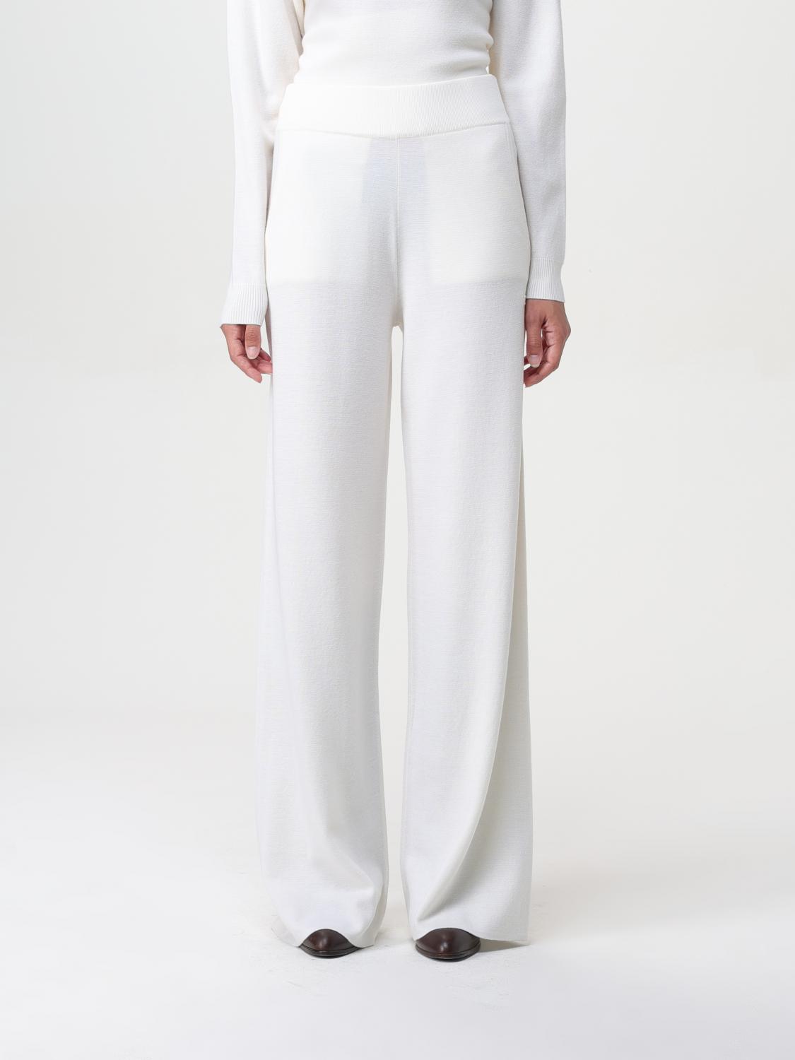 Max Mara Pants Woman White by Luosophy