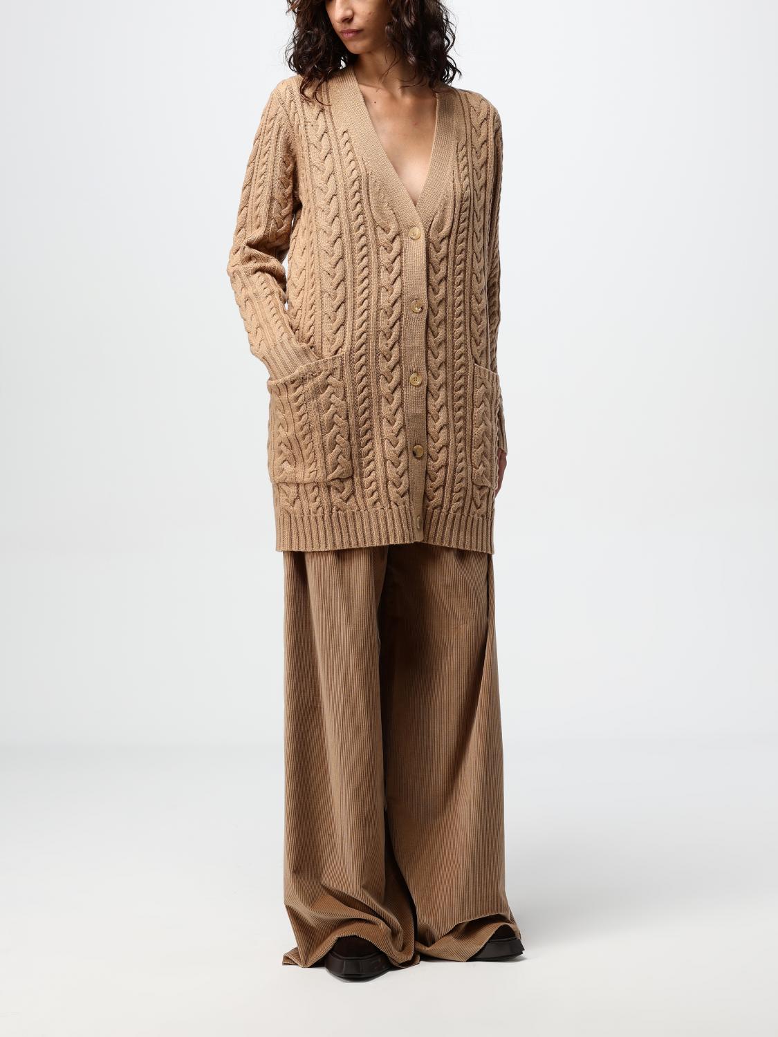 Max Mara Sweater Woman Camel by Luosophy