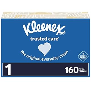 KLEENEX Trusted Care 160 Count 2-Ply White Facial Tissue  DestGlow