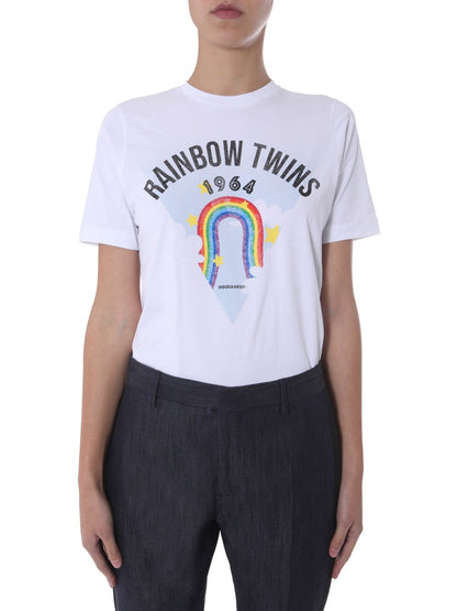 Dsquared Women Round Neck T-Shirt by Luosophy