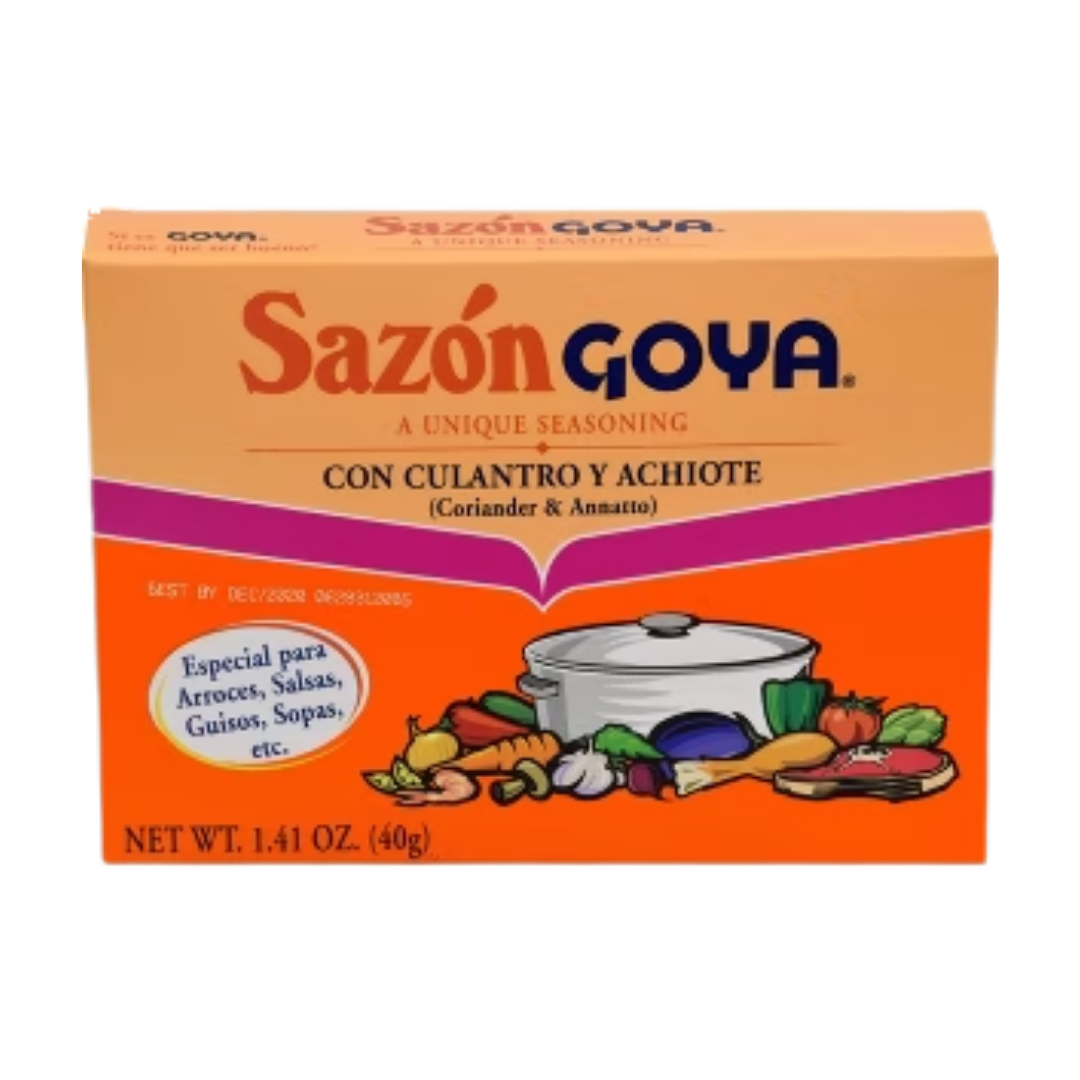 Goya Sazon with Cilantro &amp; Annatto (1.41oz) by Farmacias Savia