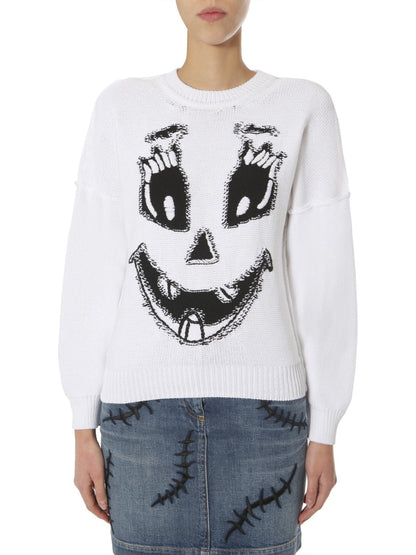 Moschino Women Crew Neck Sweater by Luosophy