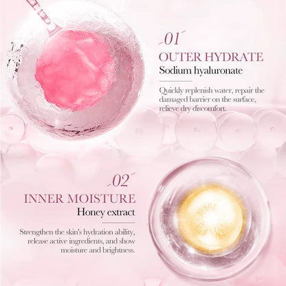 12Pc Rose Flower Extract Face Mask Korean Whitening Sheet Mask Moisturizing Mask Nourishing Skincare Facial Korean Fresh Product by Korean Skin Care