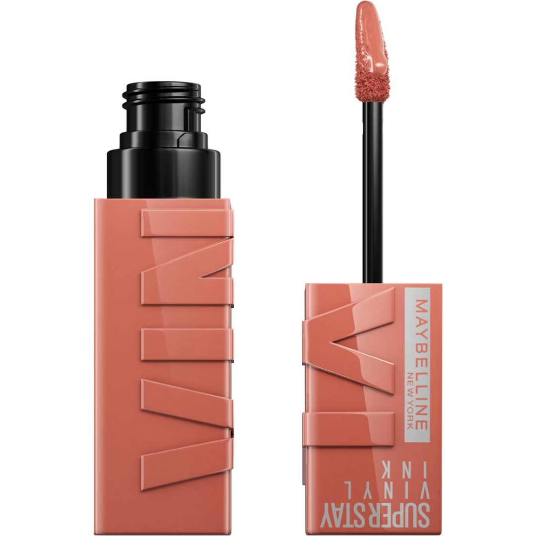 Maybelline Super Stay Vinyl Ink Liquid Lipstick 105 Golden (0.14oz) by Farmacias Savia