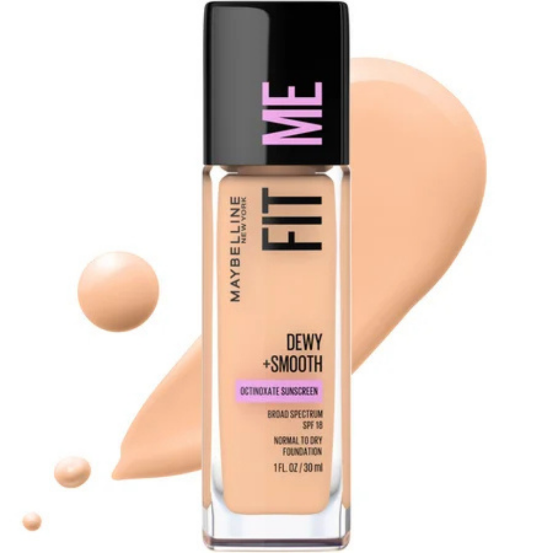 Maybelline Fit Me Foundation Nude Beige 125 (1oz) by Farmacias Savia