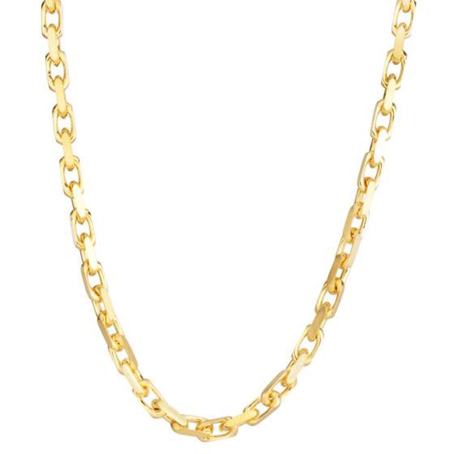 14k Yellow Gold French Cable Link Chain (4.80 mm) by Bids.com