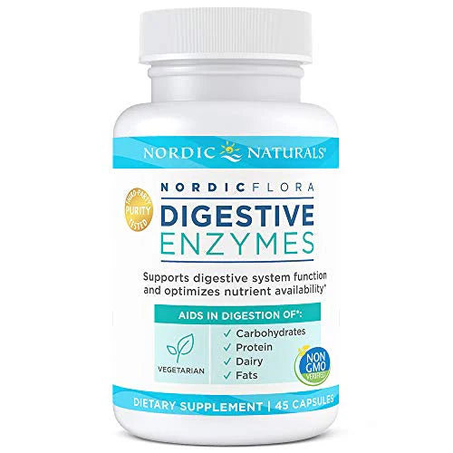 Nordic Naturals Nordic Flora Digestive Enzymes – 45 Capsules by Top Vita Shop