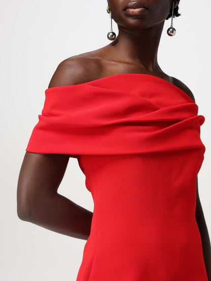 Solace London Dress Woman Red by Luosophy