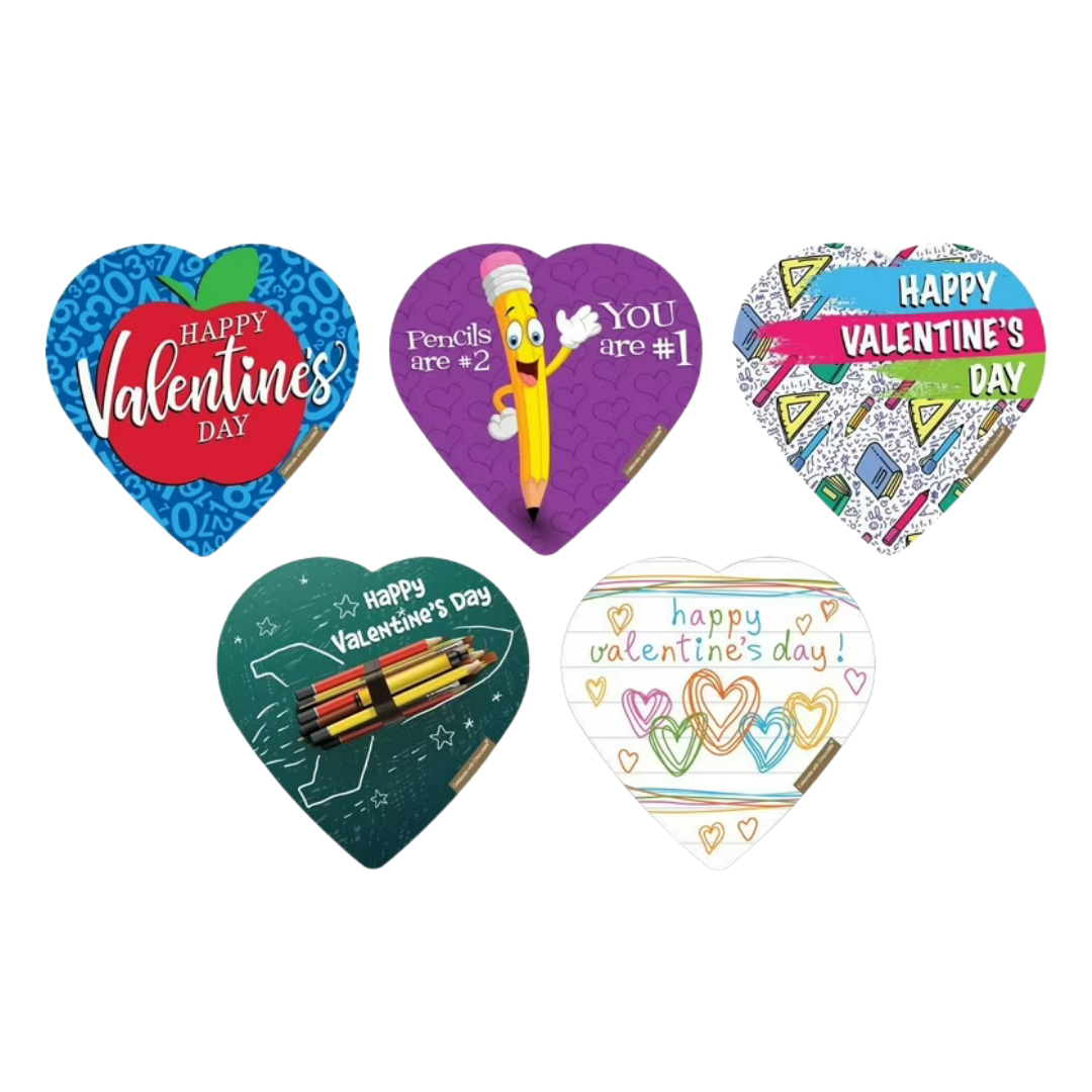 Celebrate with Chocolate Classroom Exchange Valentine Heart Box (2oz) by Farmacias Savia