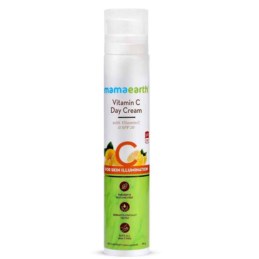 Mamaearth Vitamin C Day Cream with Vitamin C &amp; SPF 20 for Skin Illumination