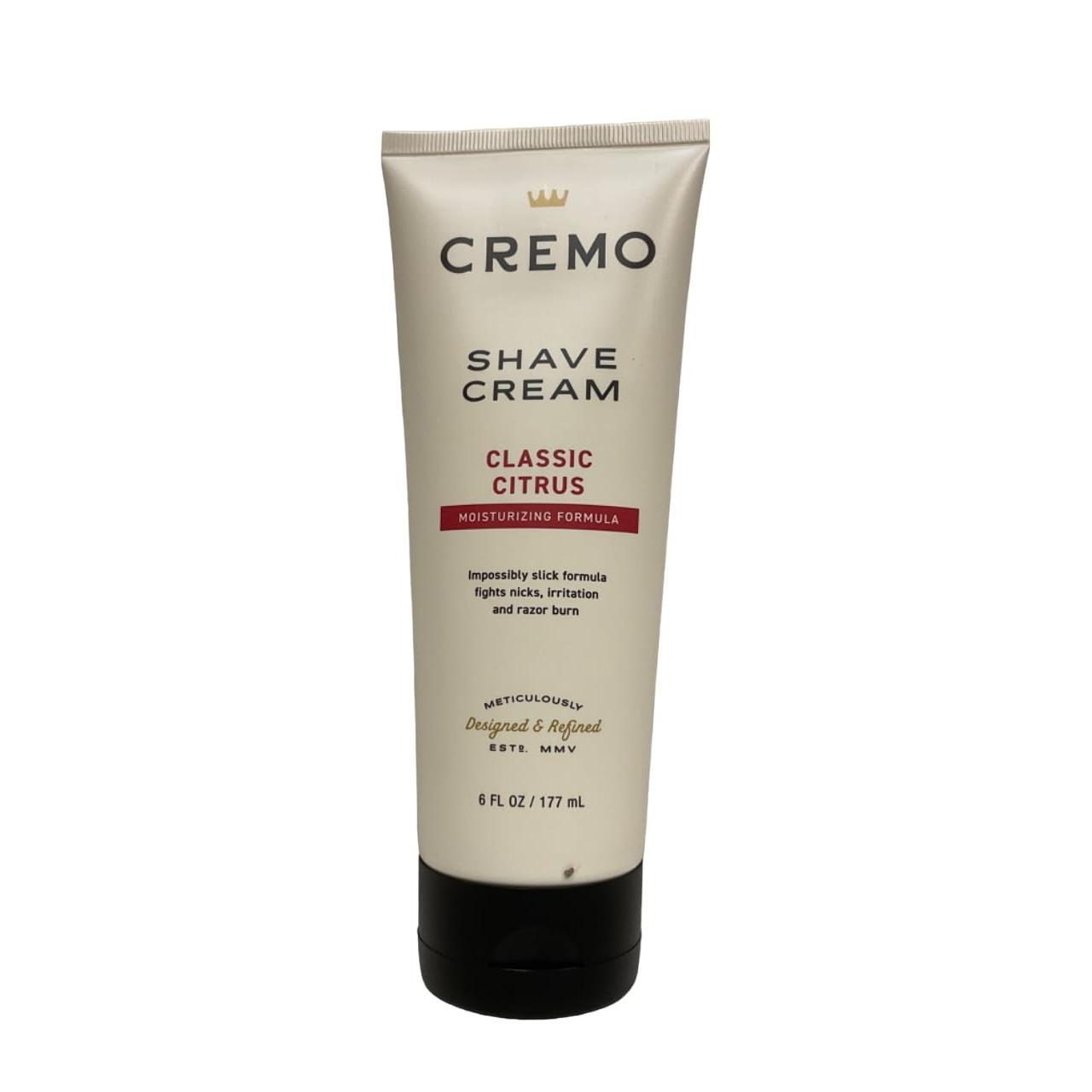 Cremo Classic Citrus Moisturizing Formula Shave Cream 6 Oz by Pasteur Pharmacy