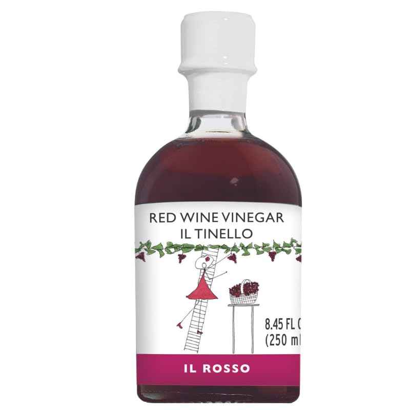 IL TINELLO, Red Wine Vinegar Aceto di Vino Rosso, (8.45 fl oz) 250ml