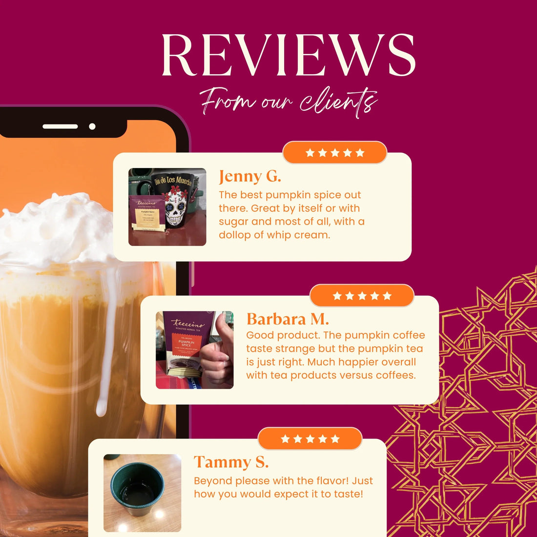Pumpkin Spice Roasted Herbal Tea  DestGlow