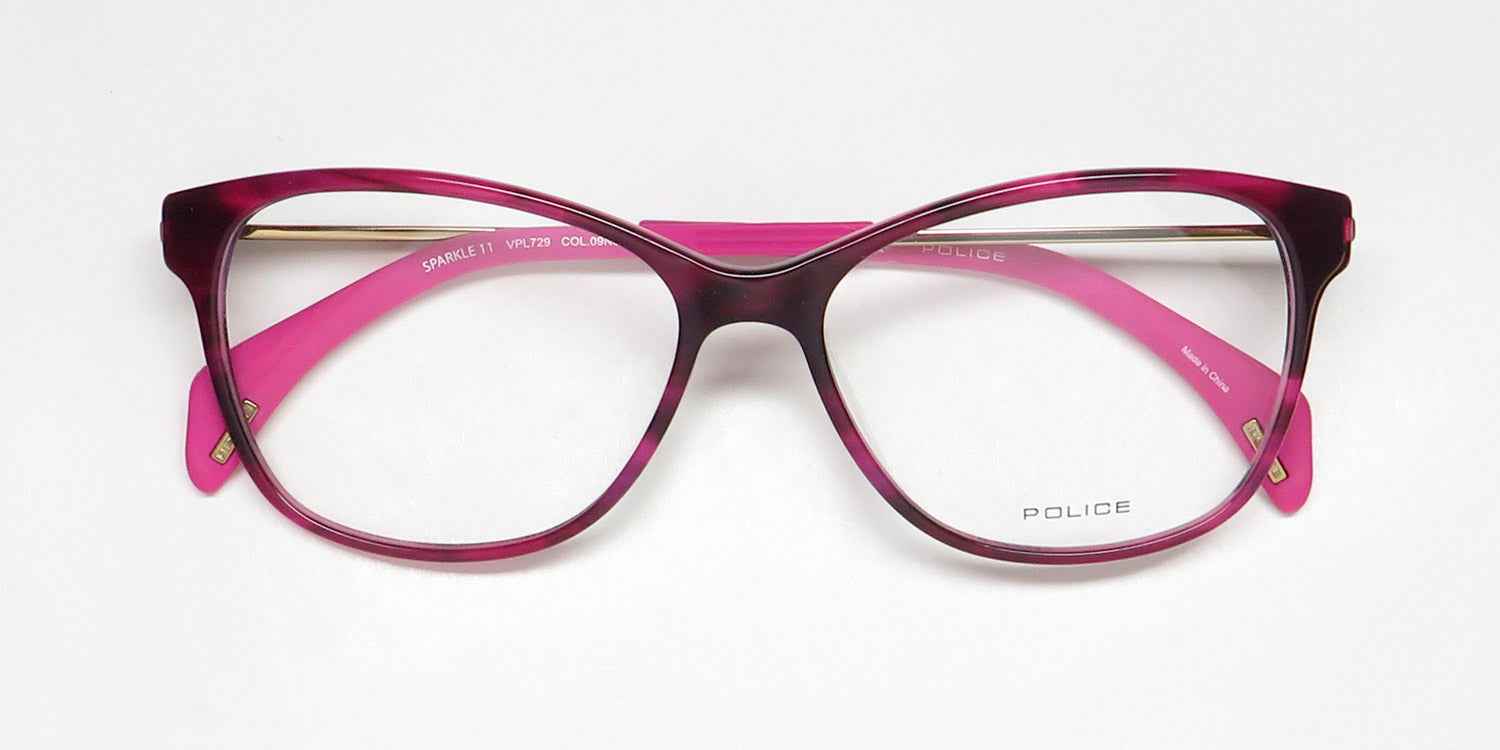 Police Vpl729 Sparkle 11 Eyeglasses