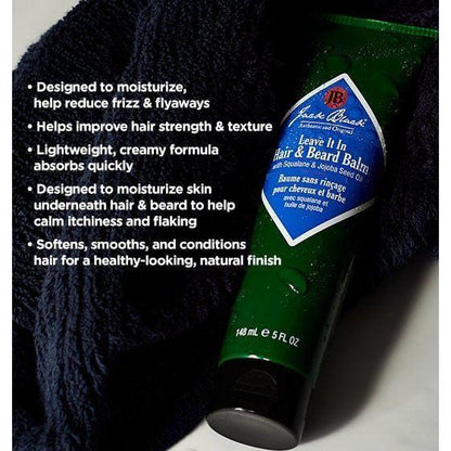 Jack Black Leave It In Hair &amp; Beard Balm 5 Oz by Pasteur Pharmacy