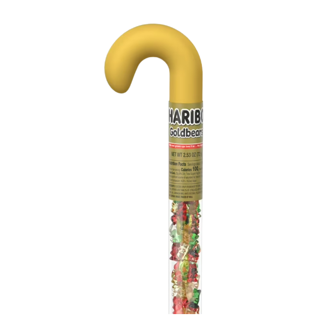 Haribo Goldbears Valentine Gummy Candy Cane (2.53oz) by Farmacias Savia