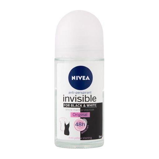 Nivea Invisible For Women Black &amp; White Original Anti-perspirant Roll On 50ml by Pasteur Pharmacy