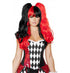 Black and Red Wig