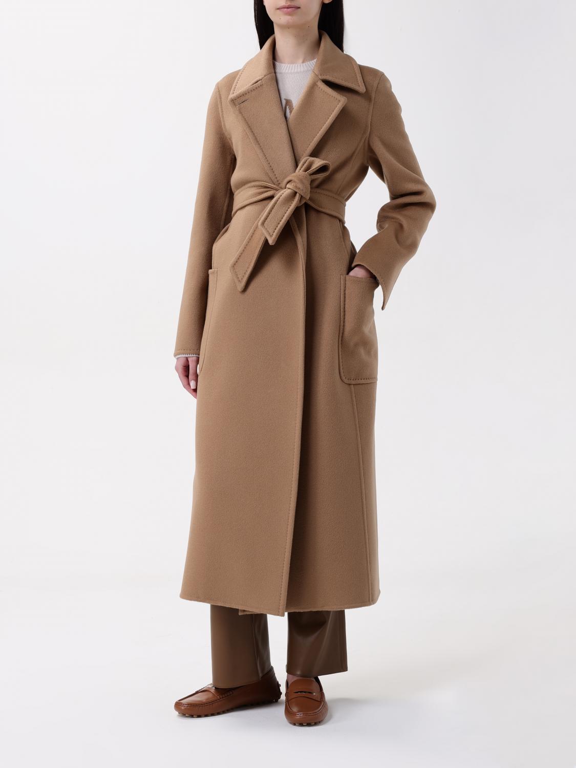 Max Mara Coat Woman Camel by Luosophy