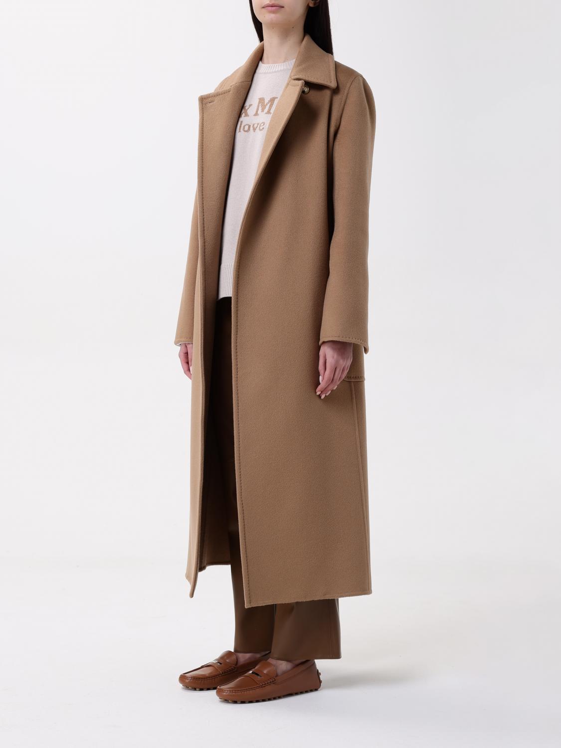 Max Mara Coat Woman Camel by Luosophy