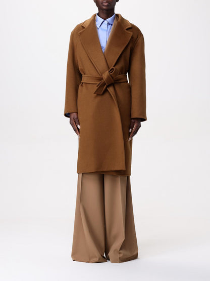 Max Mara Coat Woman Brown - DestGlow