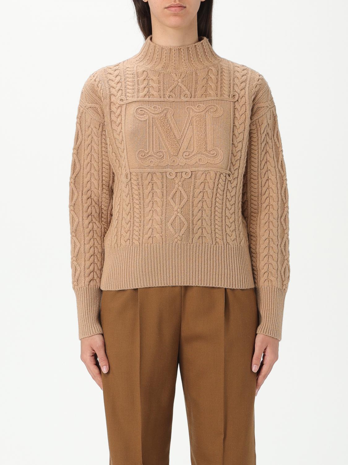 Max Mara Sweater Woman Camel by Luosophy